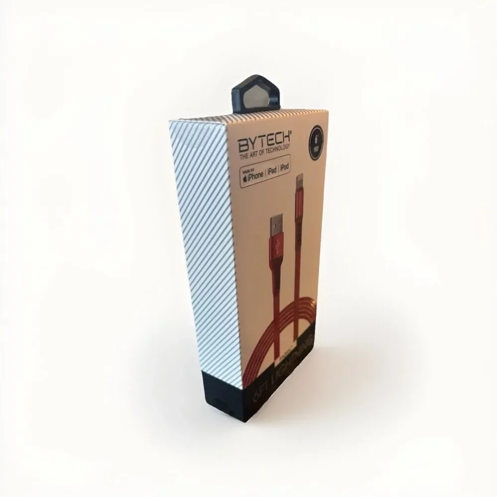 Rapid Charger & Sync Cable 6 Feet, Red Cord, iPhone & iPad Compatible